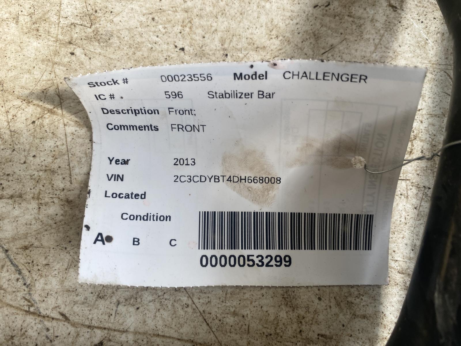 DODGE CHALLENGER 2009-2013 Front; Stabilizer Bar - AC Auto Parts