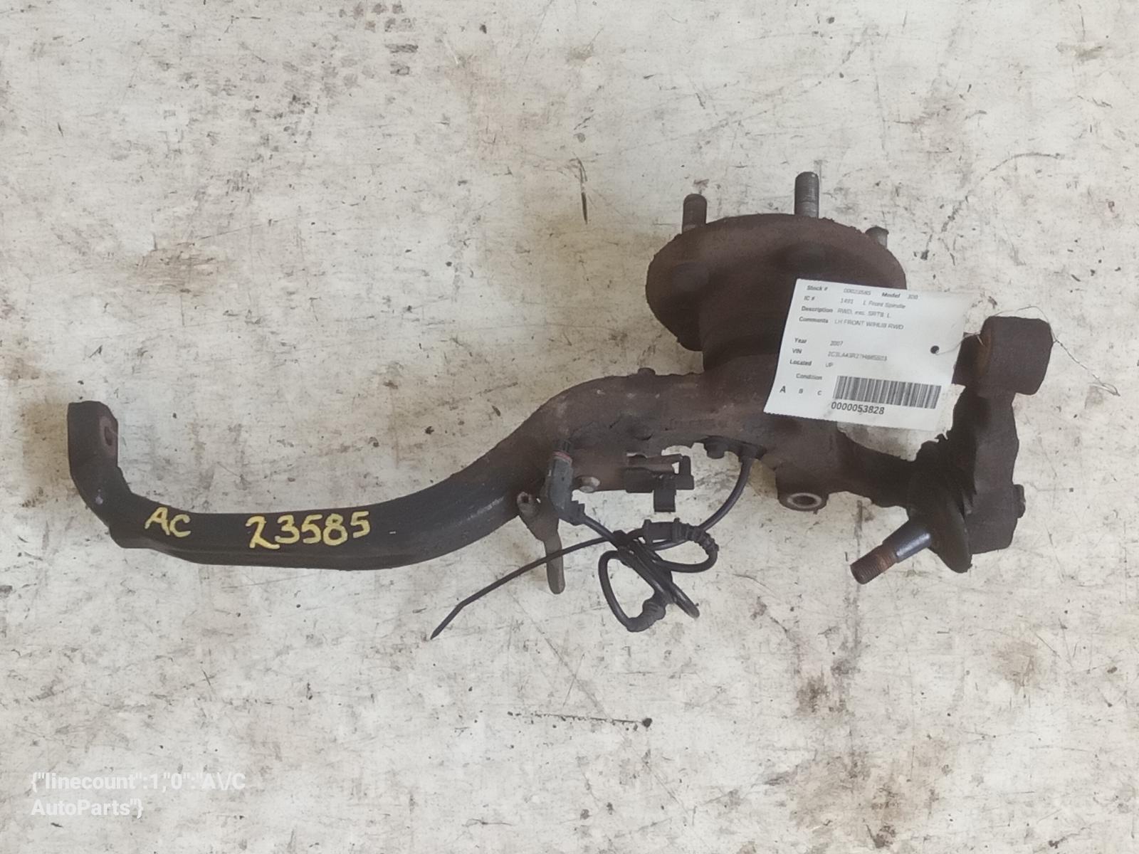 DODGE CHALLENGER 2009-2010 exc. SRT8; L. Spindle Knuckle Front