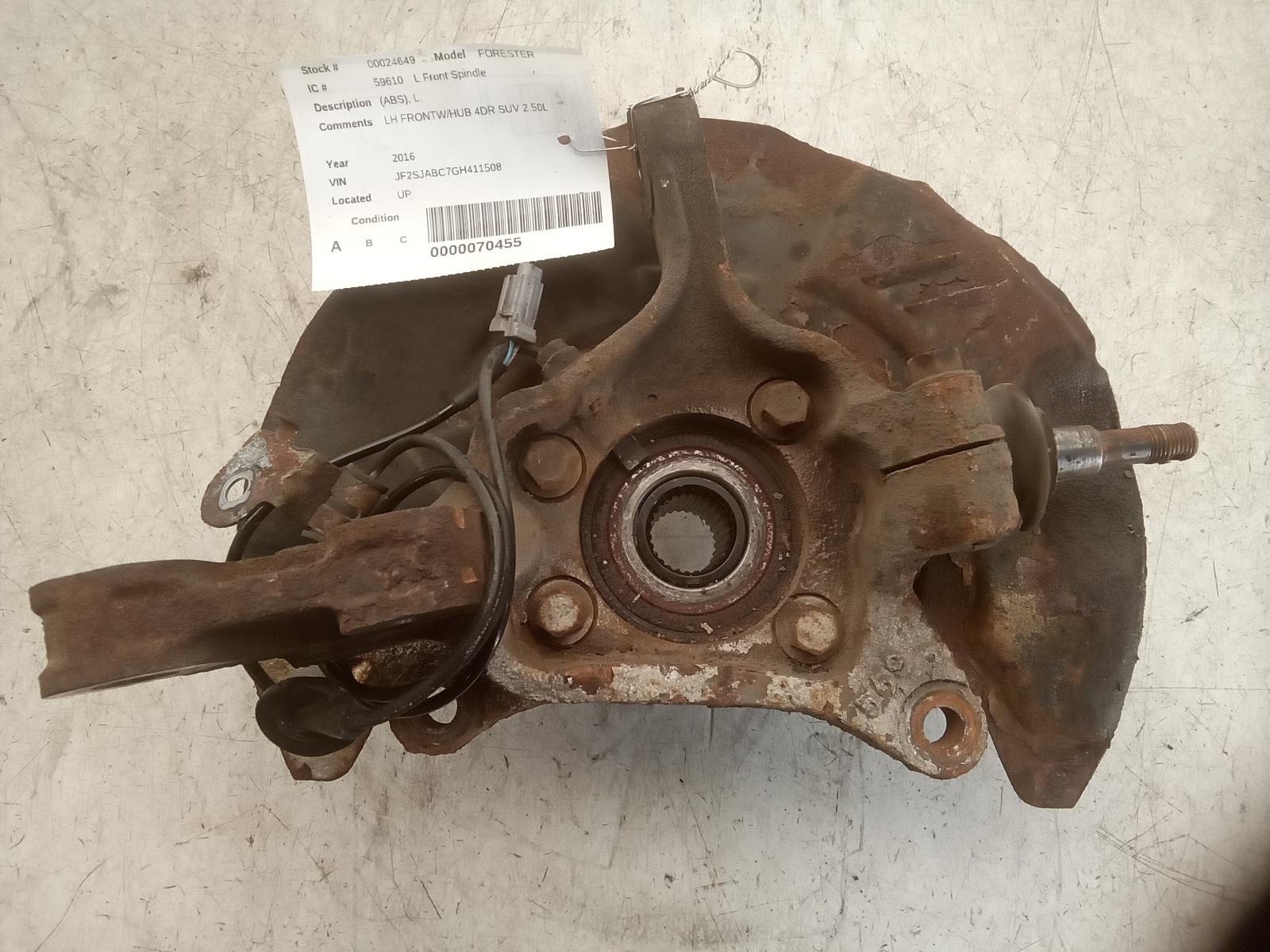 SUBARU FORESTER 2015-2018 (ABS), L. Spindle Knuckle Front