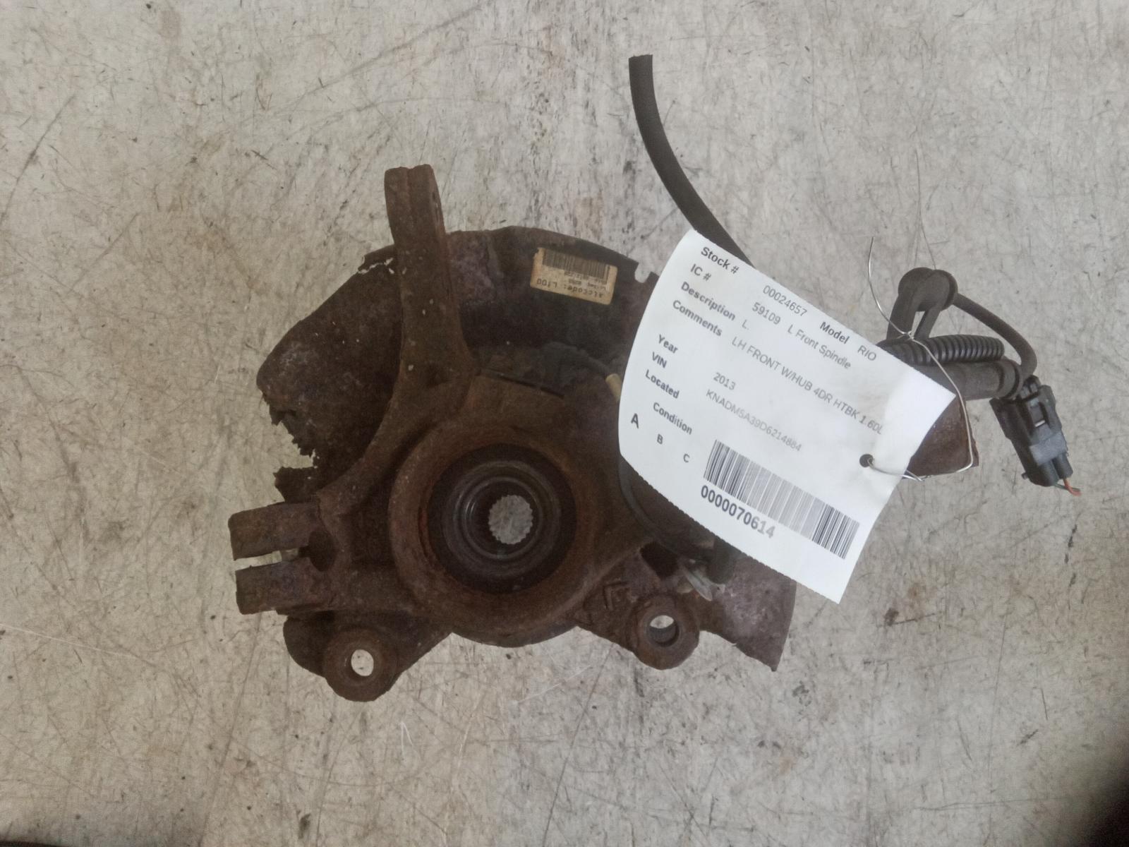 2013 KIA RIO 12-17 L. Spindle Knuckle Front - AC Auto Parts